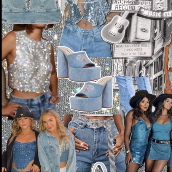 ALL DENIM & TOPS PARTY SHARE SHOW! BRING YOUR BEST & YOUR BESTIES - Picture 9 of 11